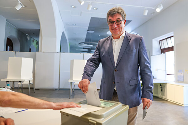 Landtagswahl in Sachsen - Stimmabgabe Hartmann