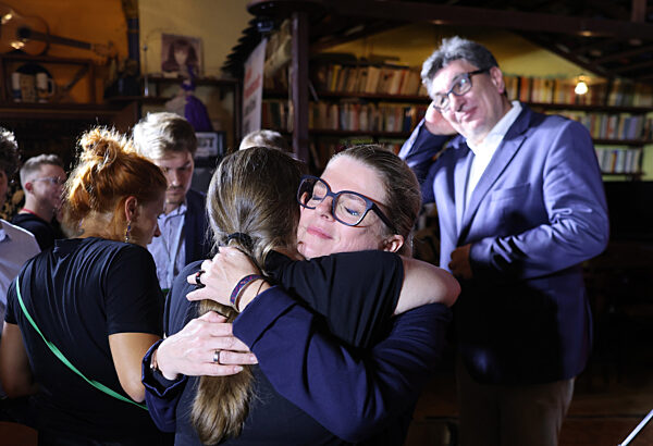 Landtagswahl Sachsen - Wahlparty Linke