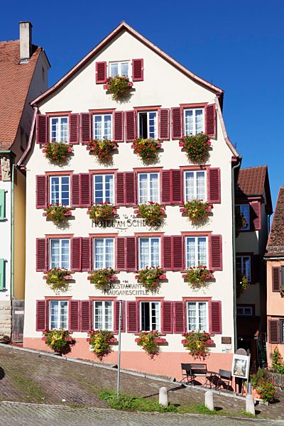 Hotel am Schloss, Altstadt, Tübingen, Baden-Württemberg, Deutschland, Europa