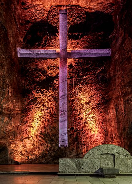 Salzkathedrale, innen, Zipaquira, Cundinamarca Department, Kolumbien, Südamerika