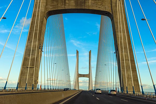 Ponte Vasco da Gama über den Tejo, Lissabon, Portugal, Europa