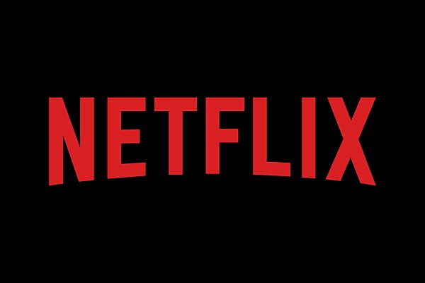 Netflix, schwarzer Hintergrund, Logo, Markenname
