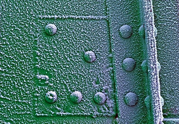 Vereister Stahlträger