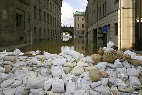 Elbhochwasser im Jahr 2002