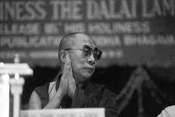 Buddhistisches geistliches Oberhaupt Dalai Lama, Indien, Asien, 1900er Jahre...