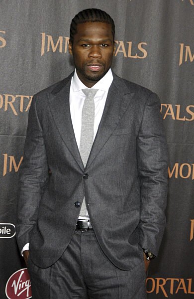 50 Cent bei der Los Angeles Premiere von 'Immortals 3D' im Nokia Theatre L.A...