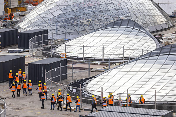 Hauptbahnhof Stuttgart. Baustelle Stuttgart 21...