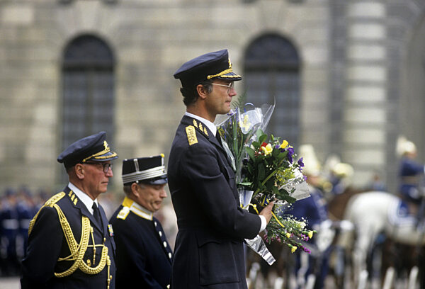 Kungens födelsedag 30. April 1988 Carl XVI. Gustaf, König von Schweden...