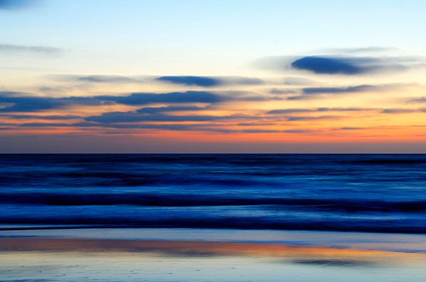 Abendrot, Nordsee, Texel, Niederlande, Europa