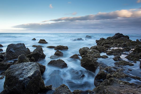Brandung, Playa del Inglés, Valle Gran Rey, La Gomera, Kanarische Inseln, Spanien, Europa