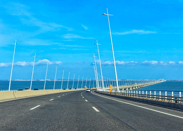 Ponte Vasco da Gama, längste Brücke Europas, Lissabon, Portugal, Europa