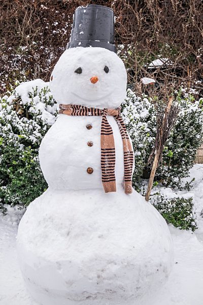 Schneemann, Bayern, Deutschland, Europa