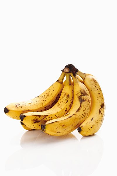 Ein Bund Bio-Bananen