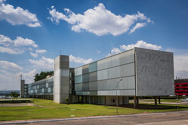 Brasília-Palace-Hotel, Architekt Oscar Niemeyer, Brasília, Federal District, Brasilien, Südamerika
