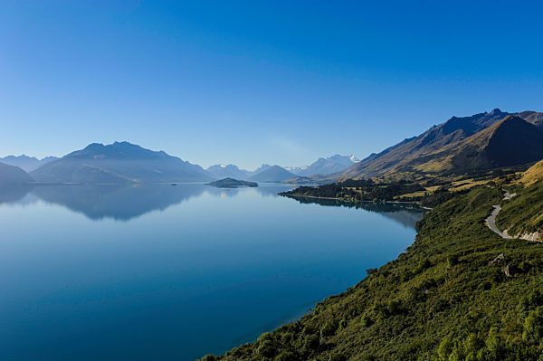 Lake Wakaipu, nahe Queenstown, Südinsel, Neuseeland, Ozeanien