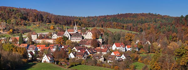 Kloster Bebenhausen bei Tübingen im Naturpark Schönbuch, Baden-Württemberg, Deutschland, Europa
