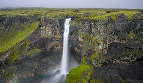Háifoss, Skeiða- og Gnúpverjahreppur, Suðurland, Island, Europa