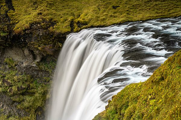 Wasserfall Skógafoss, Skogafoss, Skogar, Ringstraße, Sudurland, Südisland, Island, Europa