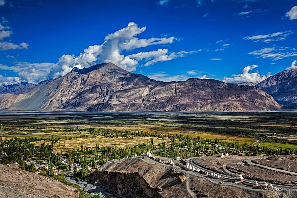 View of Nubra valley in Himalayas, Ladakh, India