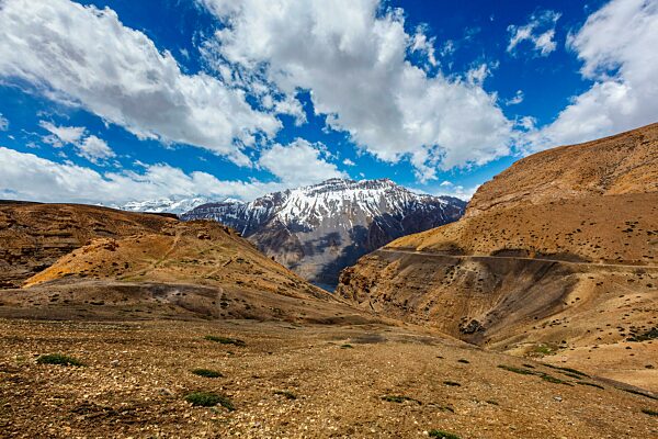 Spiti Valley in Himalayas mountains, Himachal Pradesh, India