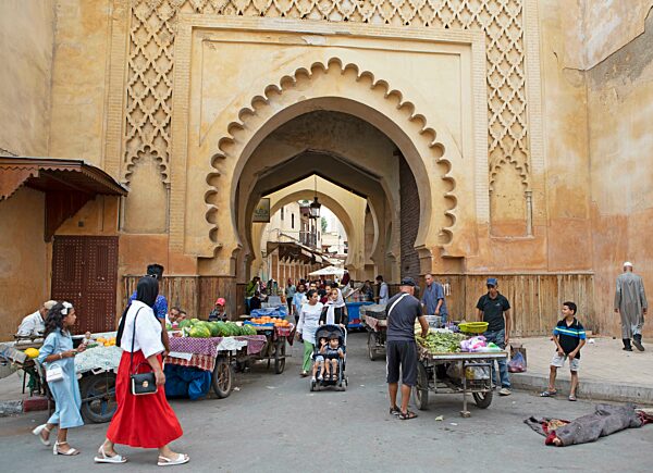 Bab Semmarine, Altstadttor, Fes oder Fez, Marokko, Afrika