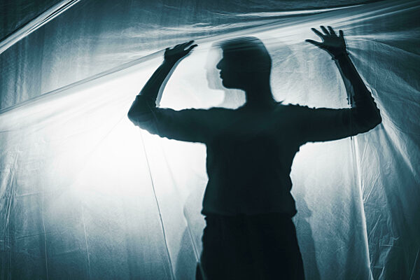 Porträtierte Person mit psychischen Störungen