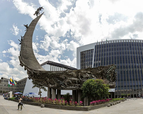 Monumento a la Raza, Medellin, Kolumbien, Südamerika