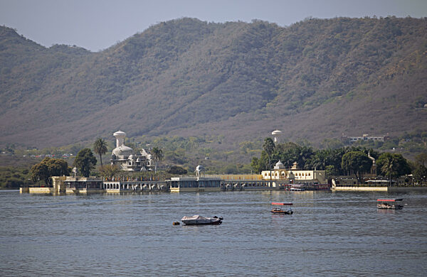 Jagmandir Island Palace, Udaipur, Rajasthan, Indien