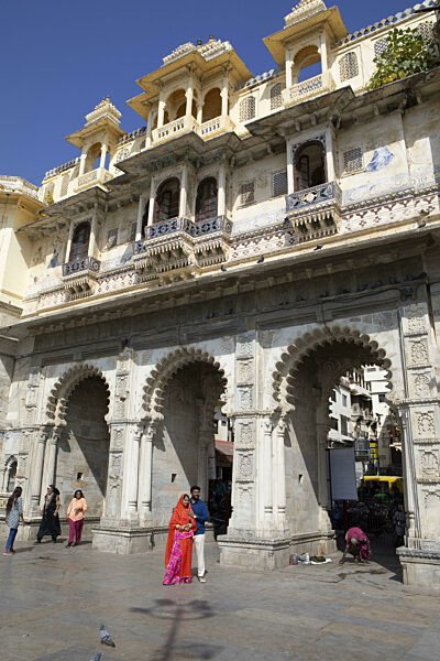 Gangaur Ghat oder Gangori Ghat, Udaipur, Rajasthan, Indien
