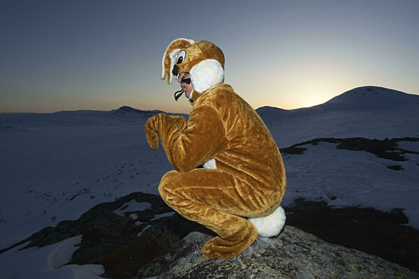 Osterhase in Norwegen