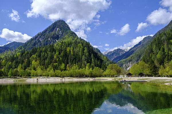 Jasna See im Nationalpark Triglav, Kranjska Gora, Oberkrain, Julische Alpen...