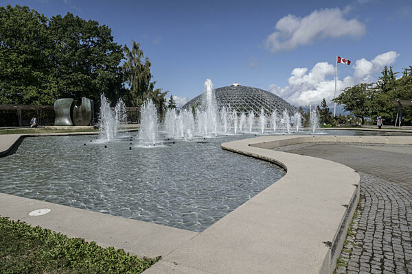 Fontänen im Queen Elizabeth Park, Vancouver, Kanada