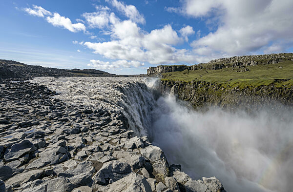 Wasserfall Dettifoss, Jökulsárgljúfur Nationalpark, Nordisland, Island