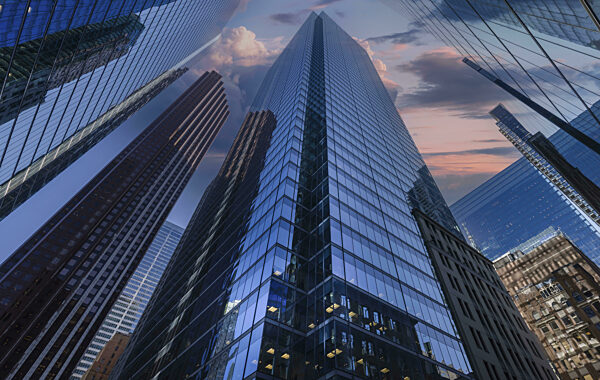 Skyline Panorama des Finanzviertels von Toronto mit luxuriösen...