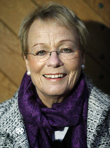 Die Journalistin und Buchautorin Wibke Bruhns, aufgenommen am 05.11...