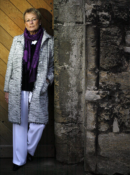 Die Journalistin und Buchautorin Wibke Bruhns, aufgenommen am 05.11...