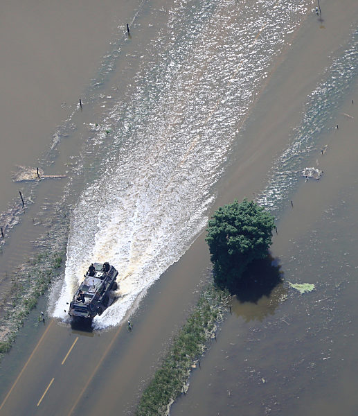 Hochwasser in Sachsen-Anhalt - Fischbeck