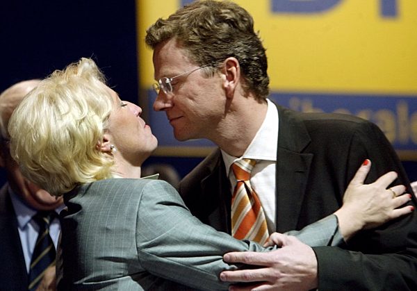 FDP party conference in Dresden: Pieper and Westerwelle