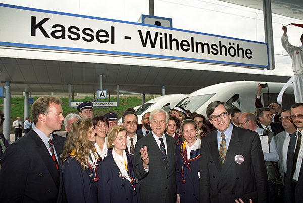 Start des ICE-Verkehrs in Deutschland 1991