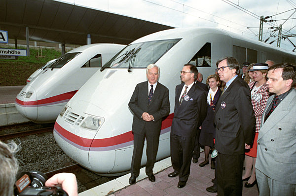 Start des ICE-Verkehrs in Deutschland 1991