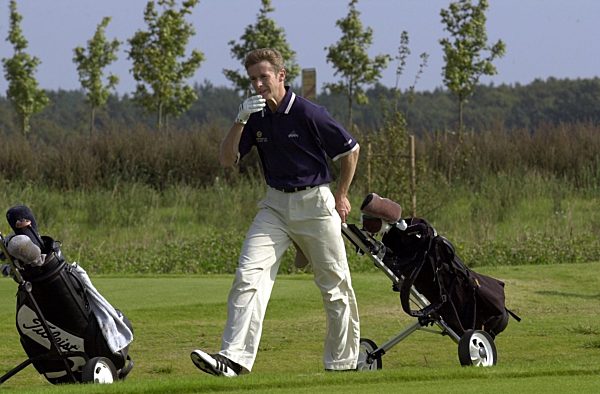 Golf: Jens Weißflog beim Golf-Training