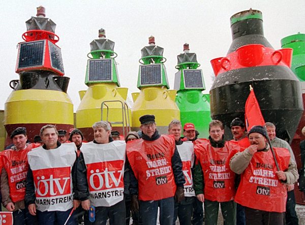 Warnstreik auf dem Tonnenhof