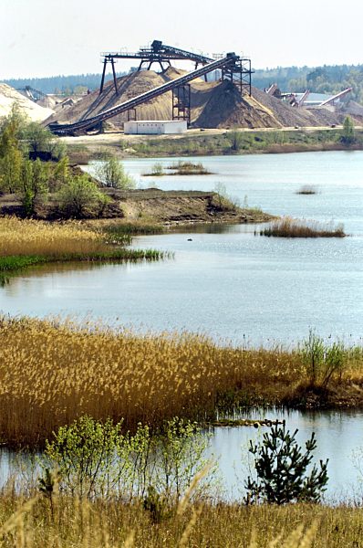 Renaturierung im Kieswerk Langhagen