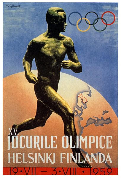 Helsinki 1952: Olympiaplakat