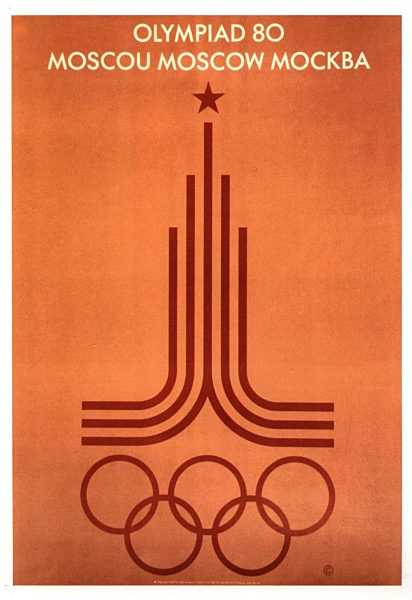 Moskau 1980: Olympiaplakat
