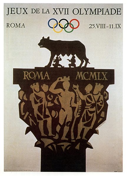 Rom 1960: Olympiaplakat