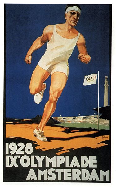 Amsterdam 1928: Olympiaplakat