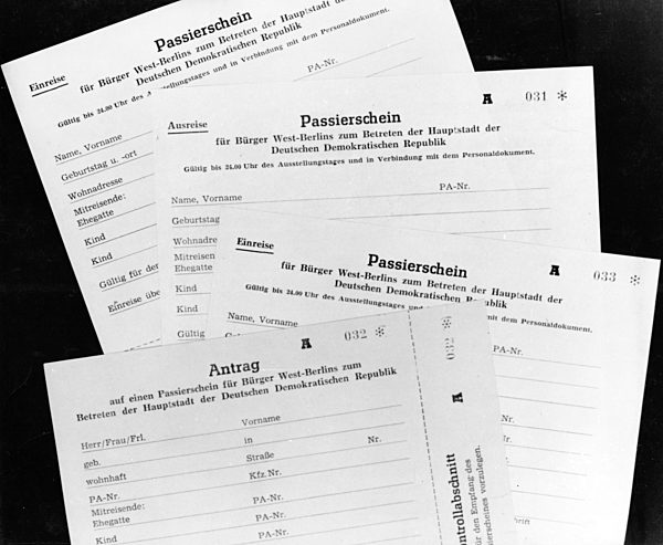 DDR - Erstes Passierscheinabkommen 1963