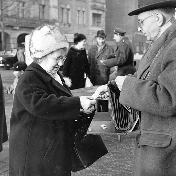 DDR - Fliegende Geldwechselstelle 1963