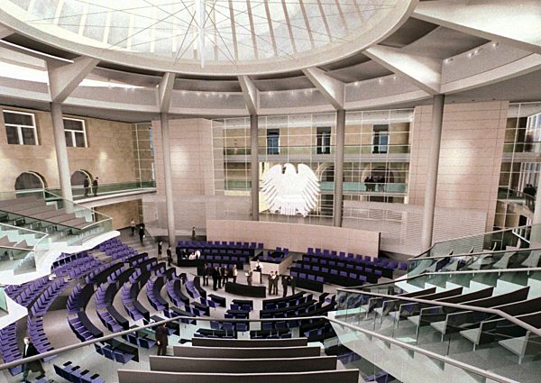 Plenarsaal im Berliner Reichstag